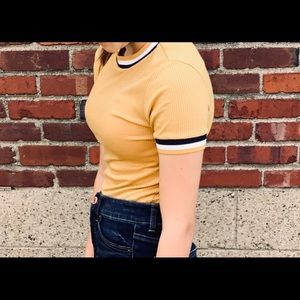 Super Cute Orange Tight Tee